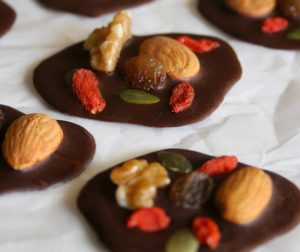 Dark choc bites
