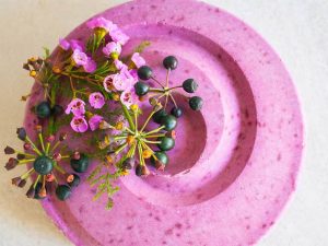 Blackcurrant Kaffir Lime Cake