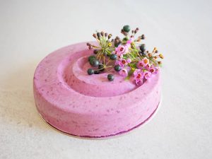 Blackcurrant Kaffir Lime Cake