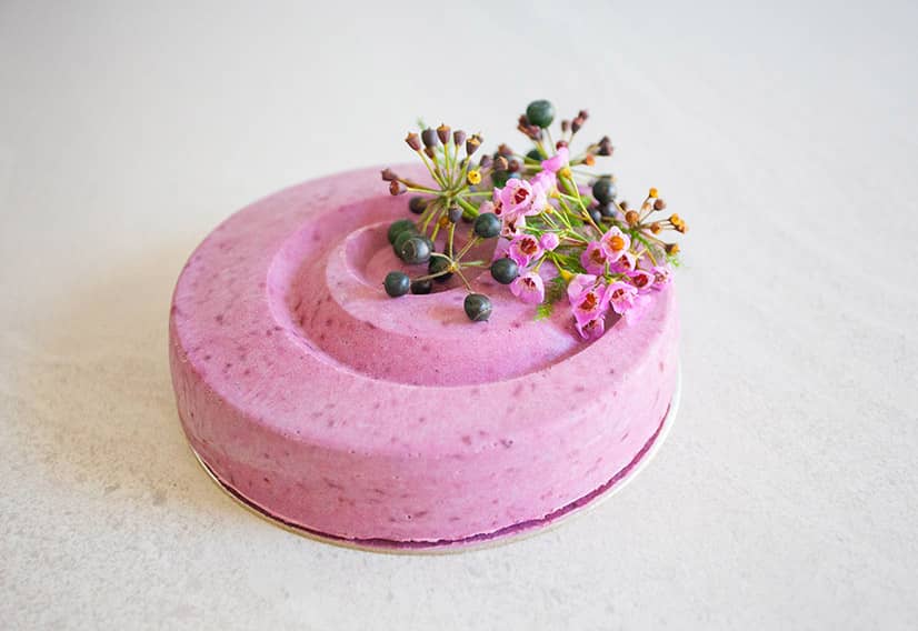 Blackcurrant Kaffir Lime Cake