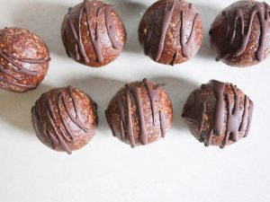 choc protein bliss balls