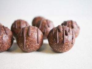 choc protein bliss balls