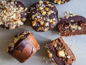 Chocolate hazelnut cupcakes