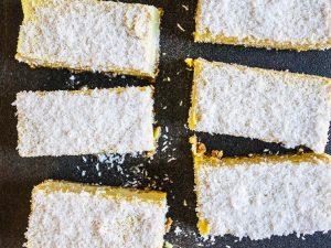 lemon curd slice