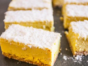 lemon curd slice