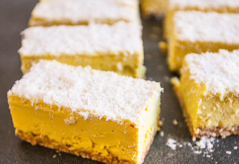 lemon curd slice