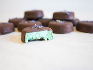 Peppermint cream chocolates