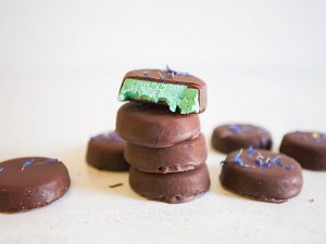 Peppermint cream chocolates