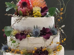 Three tier assorted wedding