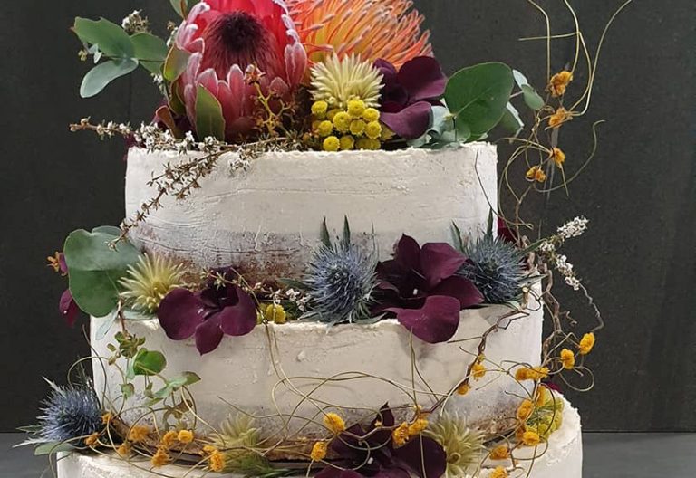 Three tier assorted wedding
