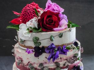 Three tier assorted wedding