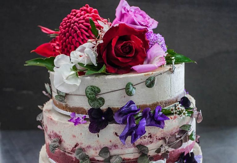 Three tier assorted wedding