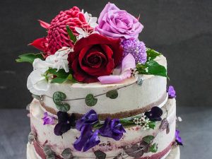 Three tier assorted wedding