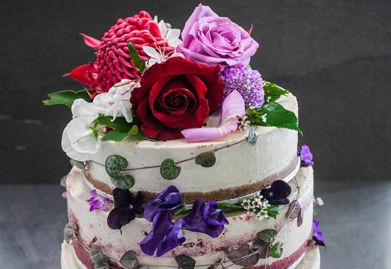 Three tier assorted wedding