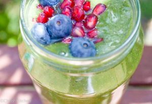 Mango Peach Matcha Smoothie