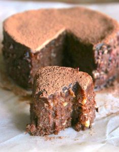 Raw Vegan Choc Banana Cake