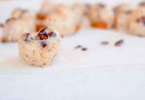 Almond White Chocolate Hearts