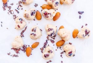 Almond White Chocolate Hearts