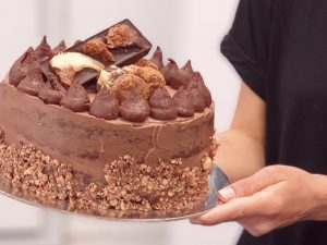 Baked Choc Hazelnut Cake