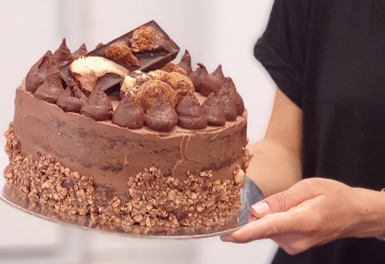 Baked Choc Hazelnut Cake