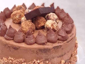 Baked Choc Hazelnut Cake