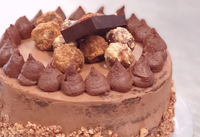 Baked Choc Hazelnut Cake