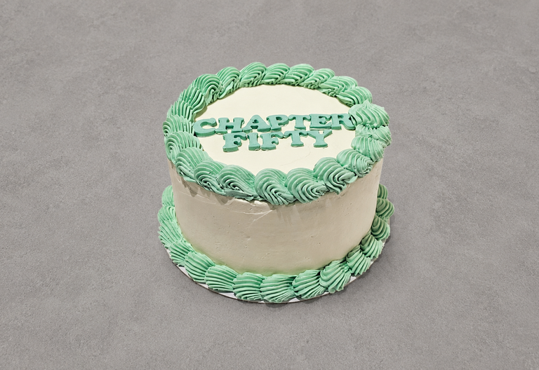 Retro cake turquoise Retro cake turquoise