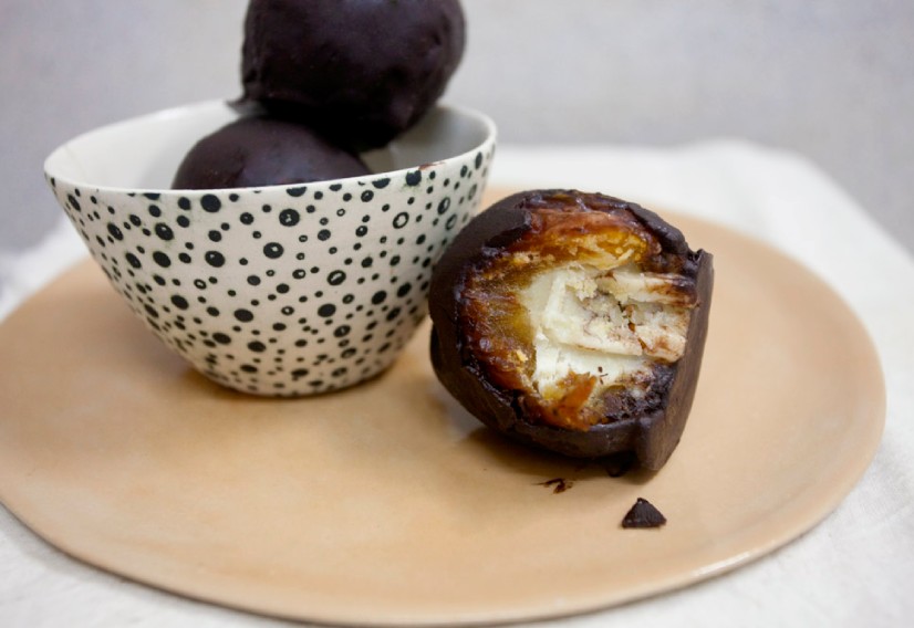Caramel Cashew Chocolate Balls