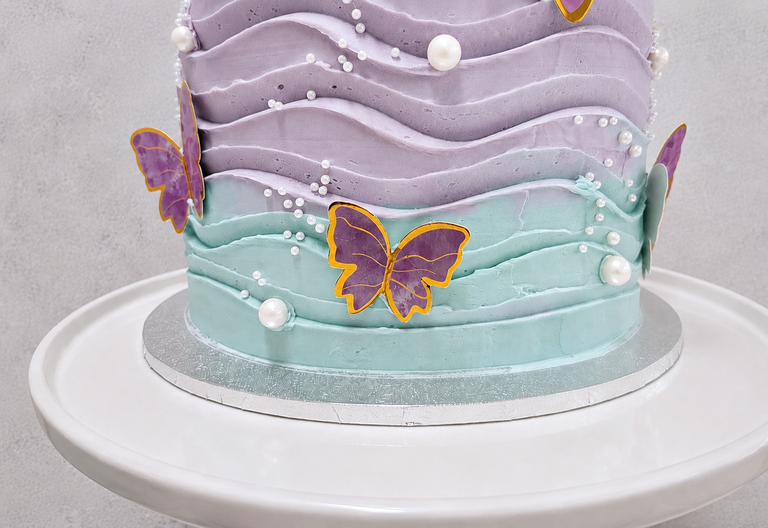 Butterfly cake detail Butterfly cake detail
