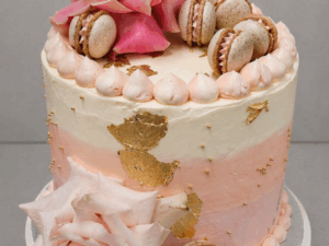 Flowers Macarons Gold 8×3 Flowers Macarons Gold 8×3
