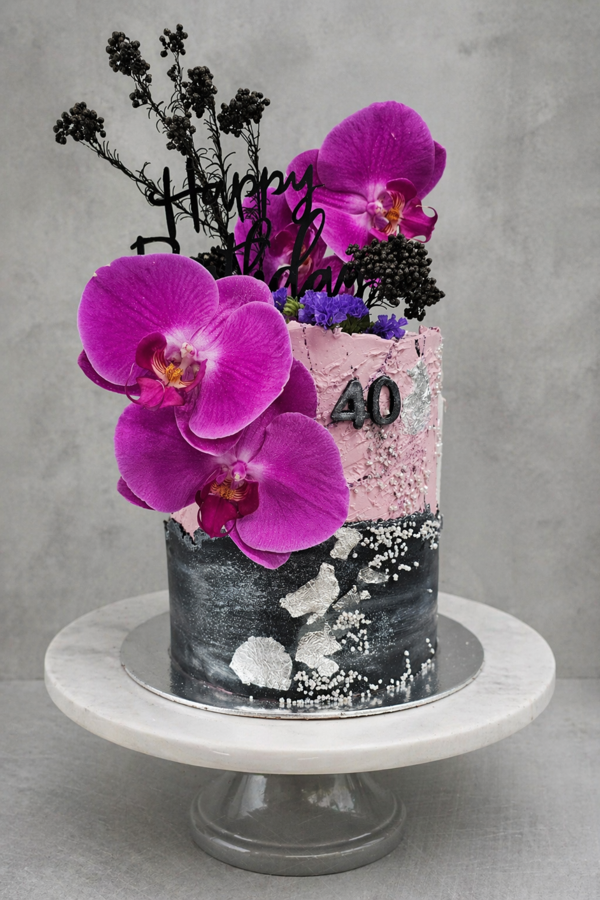 Flowers Silver 6×4