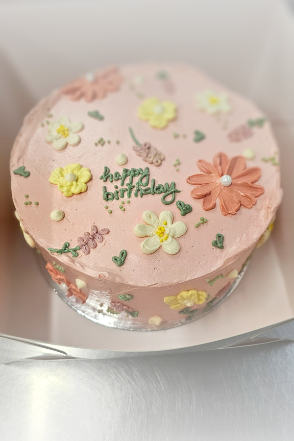 Piped Florals 8×2