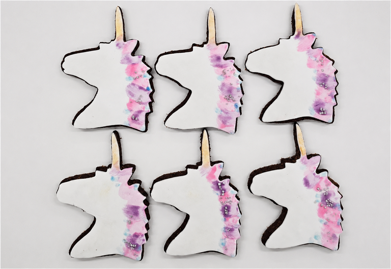 Unicorn matching cookies Unicorn matching cookies