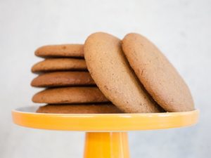 Pecan Gingerbread Cookies