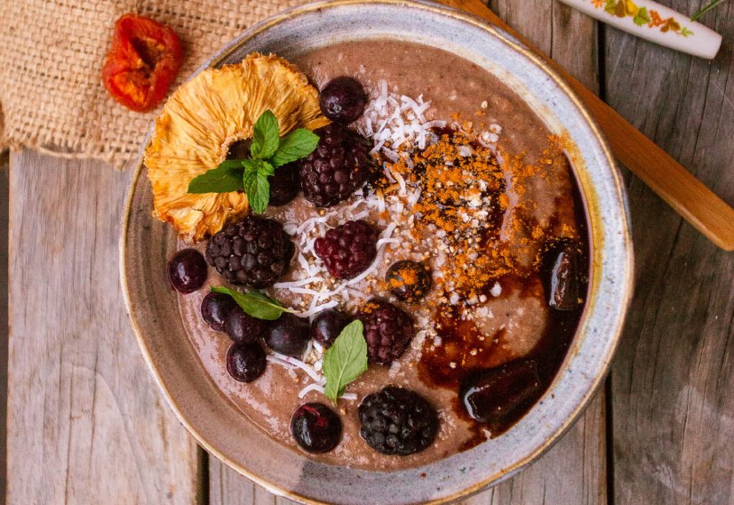 Apple and Blueberry Porridge