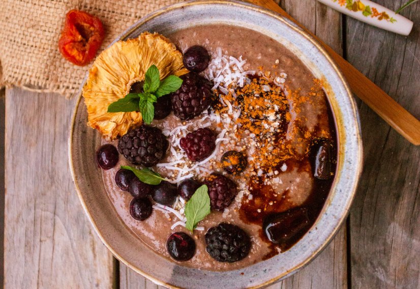 Apple and Blueberry Porridge