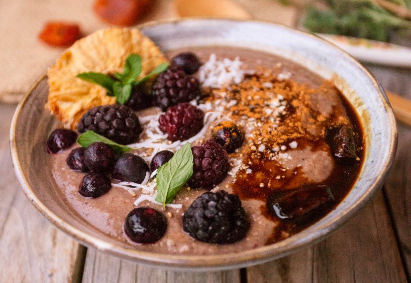 Apple and Blueberry Porridge