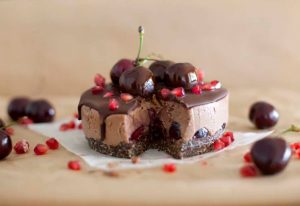 Chocolate Cherry Cheesecake