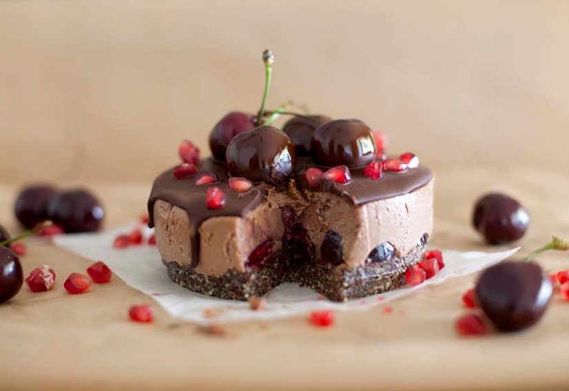 Chocolate Cherry Cheesecake