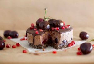 Chocolate Cherry Cheesecake