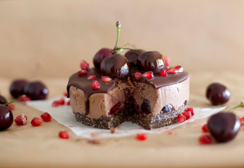Chocolate Cherry Cheesecake