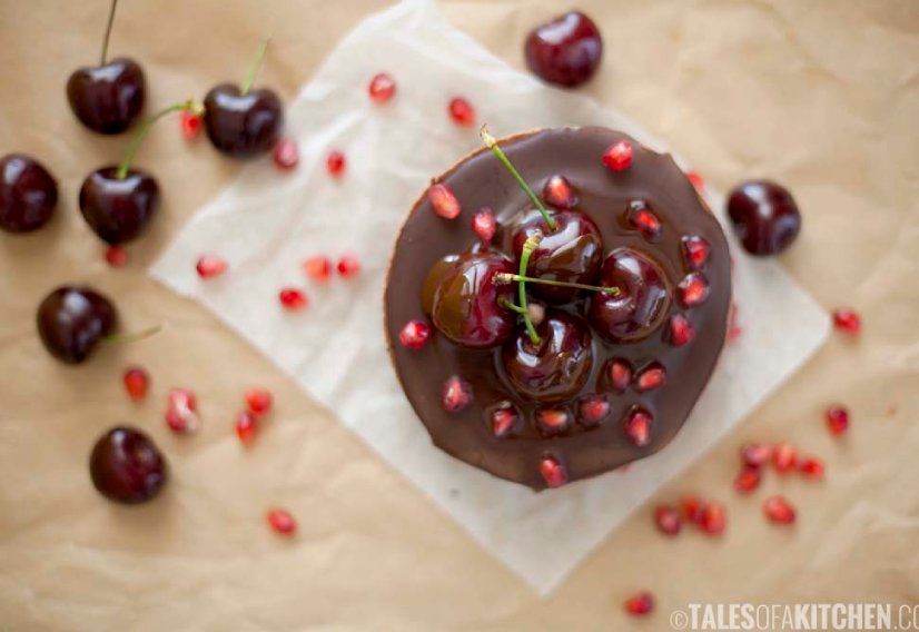 Chocolate Cherry Cheesecake