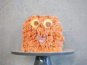 Happy Furry Monster Cake