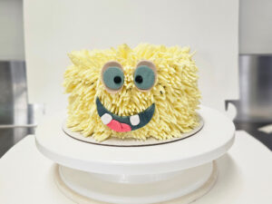 Yellow monster cake Yellow monster cake