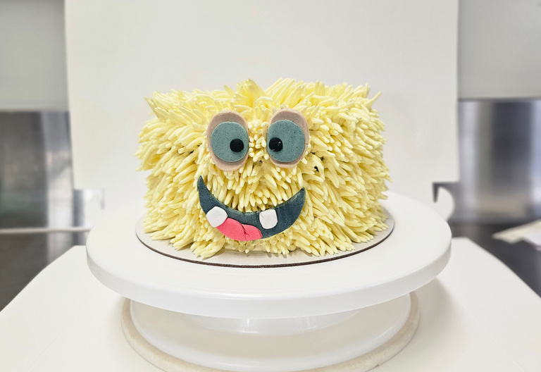 Yellow monster cake Yellow monster cake