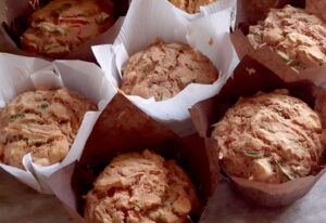 Sweet potato and corn muffins